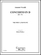Concerto in D, RV. 93 Trumpet and Piano P.O.D. cover